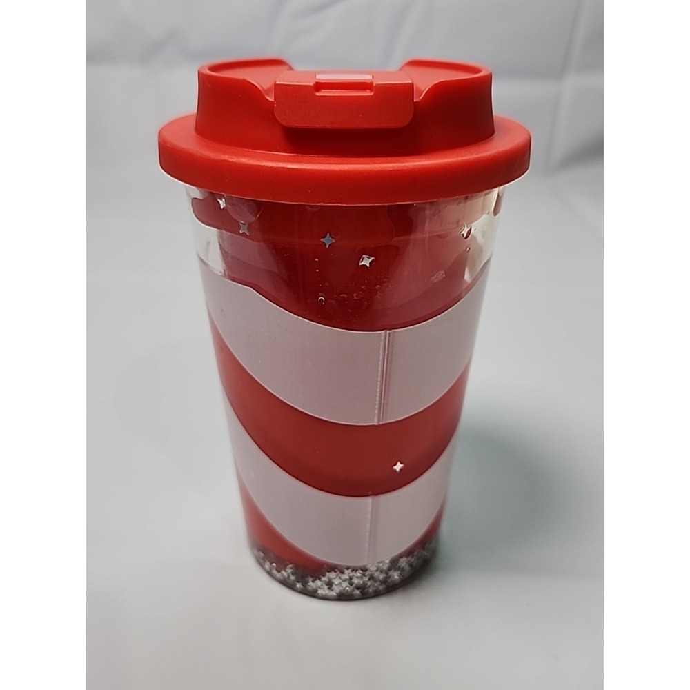 Kids' 12 fl oz Snowglobe Lidded Tumbler Red/White Pillowfort Target Plastic